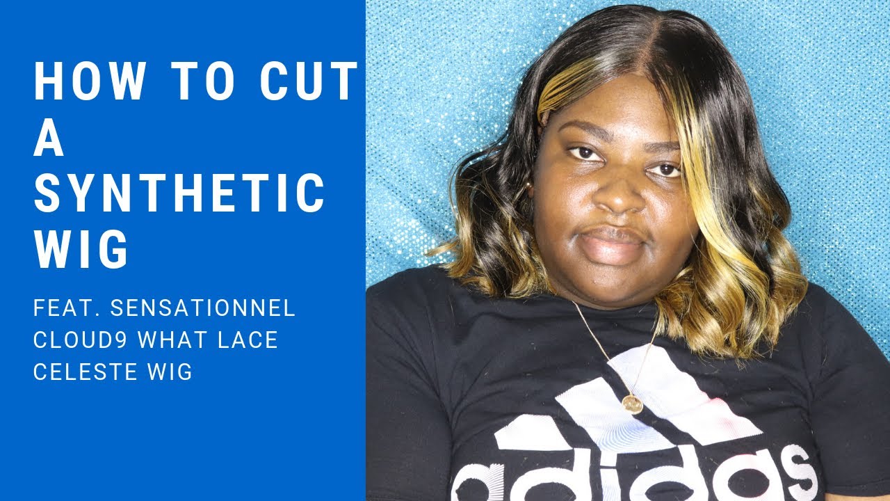 How to cut a synthetic wig feat. Sensationnel Celeste wig | Arneisha Nicole