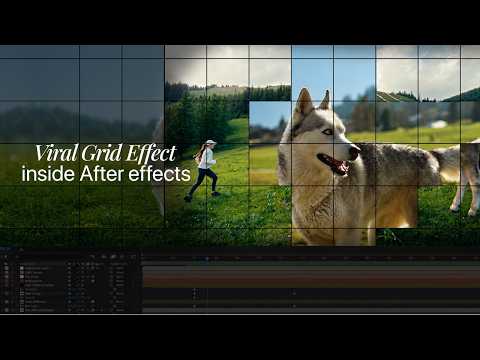 Viral Grid Effect in After Effects | 30-Second Tutorial