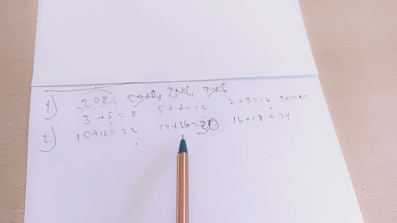 İki ardıcıl,üç ardıcıl tək və ya cüt ədədin cəmi  hansılar  olar bilər?