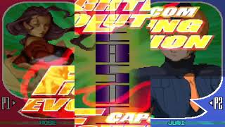 CAPCOM FIGHTING EVOLUTION MAX- ROSE & MASTER HIBIKI VS. JUNI & JULI  3-31-23