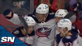 Patrik Laine Snipes Top Corner Just 11 Seconds Into Second Period vs. Hurricanes