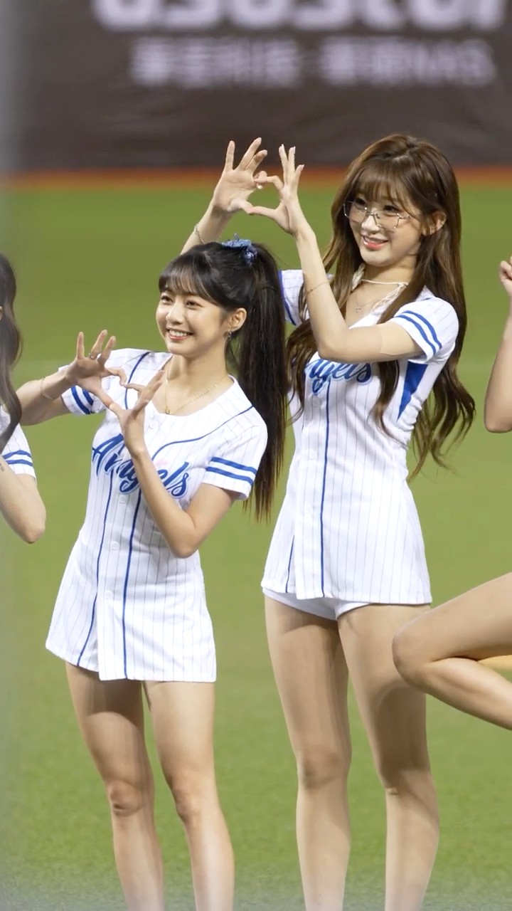 可愛い慈妹と李珠珢 (Lee Ju-Eun) 이주은 Fubon Angels #台湾チア