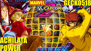 MvC2 Mvci Umvc3 ACHILATA POWER vs GECKO518 pt 2