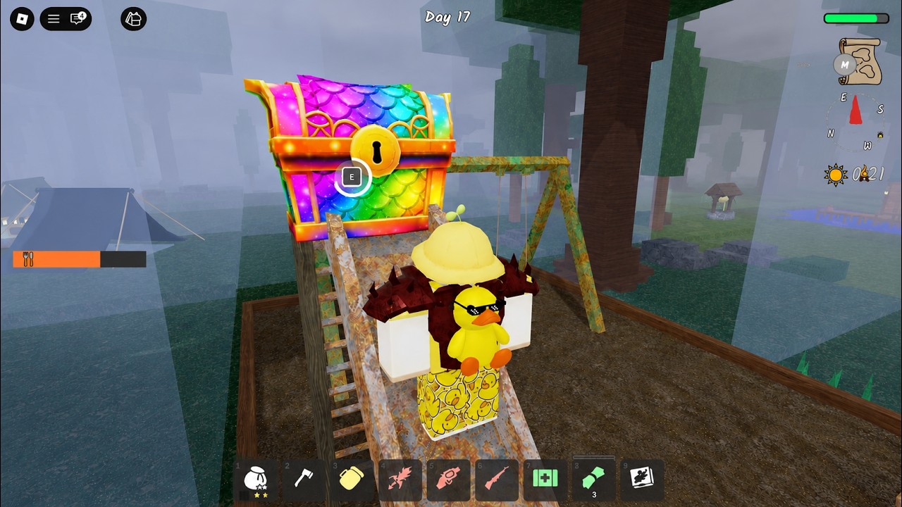 100 Days SOLO in 99 Nights In The Forest ROBLOX - YouTube