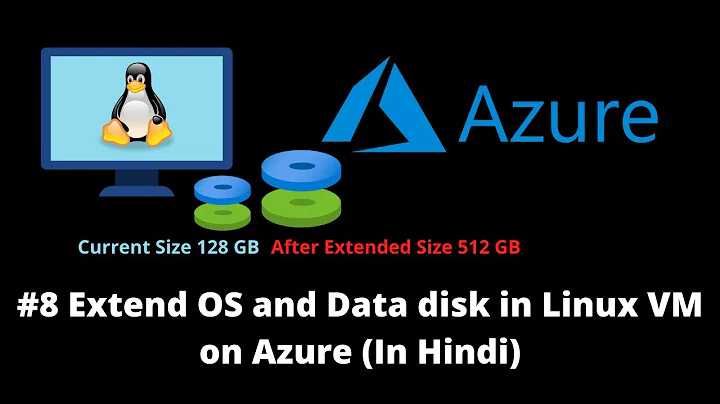 How to Extend OS  and Data disk in  Linux VM on Azure Cloud ||  Without Data loss with Proof