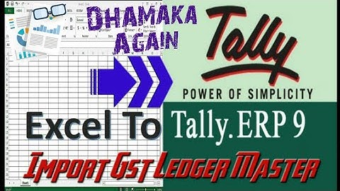 Excel to Tally | How to Import GST Ledger Master | Tally TDL | Explore Busy
