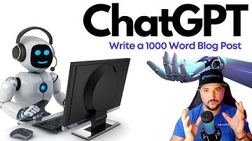 How to Write a Blog Post with ChatGPT - 1,000 Words | Wow, It