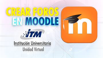 Crear foros en Moodle