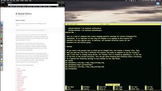 vimrc file