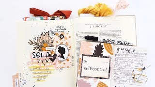Gratitude Documented Bible Journaling Process Video | Day 4
