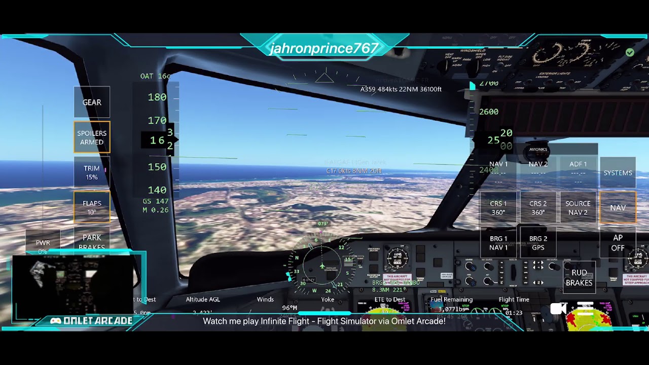 Watch me play Infinite Flight - Flight Simulator via Omlet Arcade ...