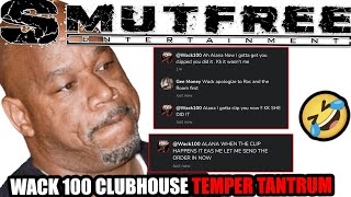 Wack100 throws a TEMPER TANTRUM & Packed Up By SmutFreeTV 😂