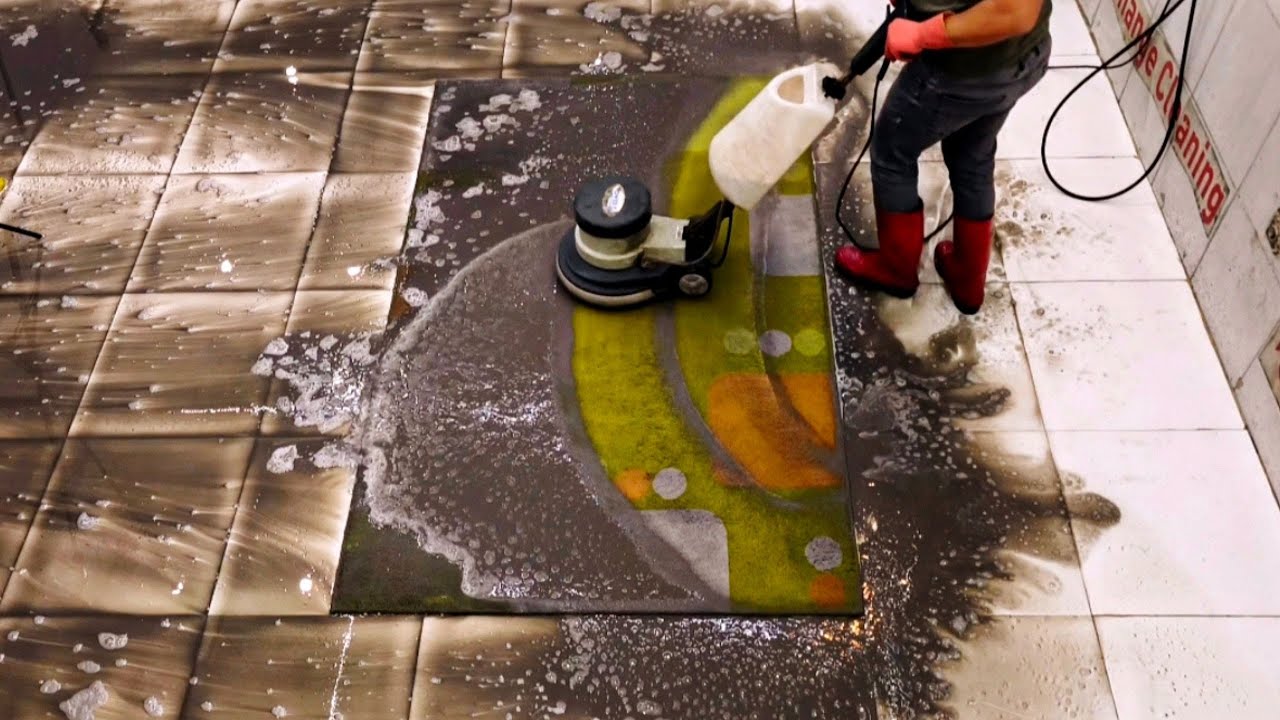 lnsane Rug Cleaning! (Satisfying Transformation)