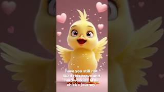 Beautiful Story of how a poor yellow chick became rich  #cute #cartoon #kidsstory #shortvideo