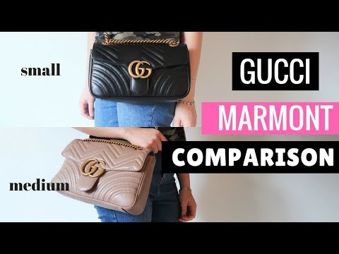 Comparing the Different Sizes of the Gucci GG Marmont Matelasse