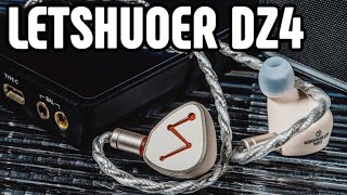 LETSHUOER DZ4 С ПАССИВНЫМ ИЗЛУЧАТЕЛЕМ! Эффект присутствия Обзор наушников