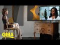 Michelle Obama: Barack and I ‘can’t get a word in’ with Sasha, Malia