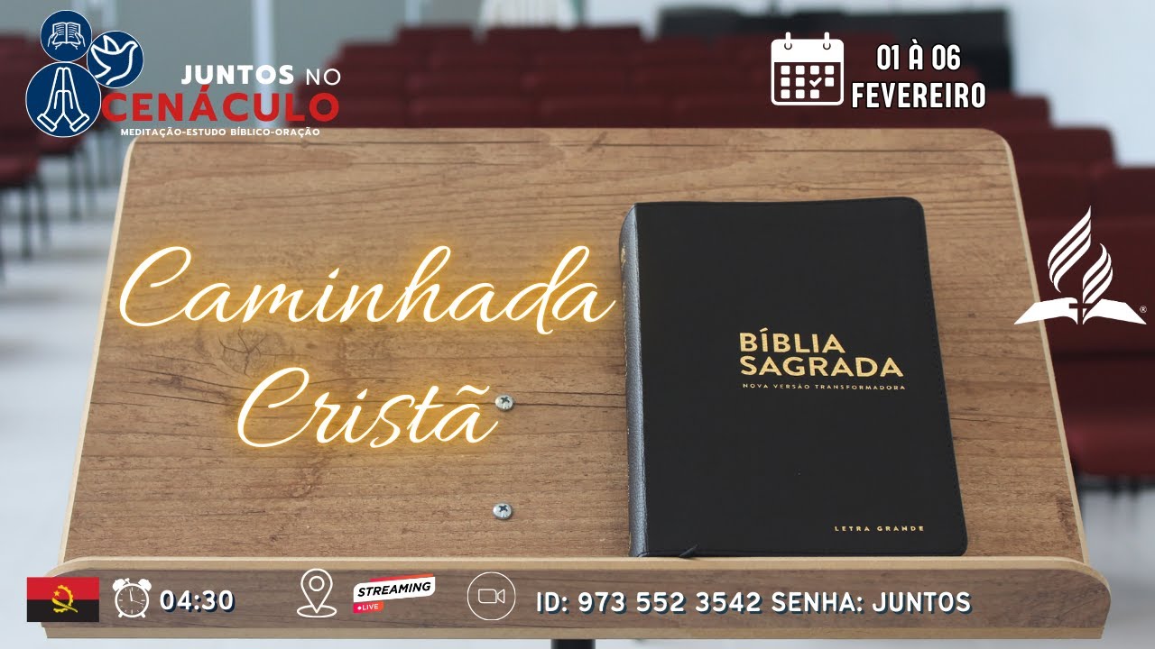 CAMINHADA CRISTÃ | Juntos no Cenáculo | Sexta, 27 de Fevereiro