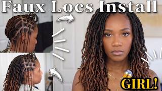 How to Install Faux Locs (Crochet Edition) + Bonus Video on Senegalese Curly Twists