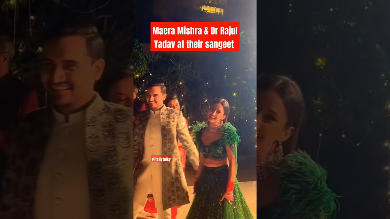 Bhagya Lakshmi fame actress Maera Mishra's sangeet video