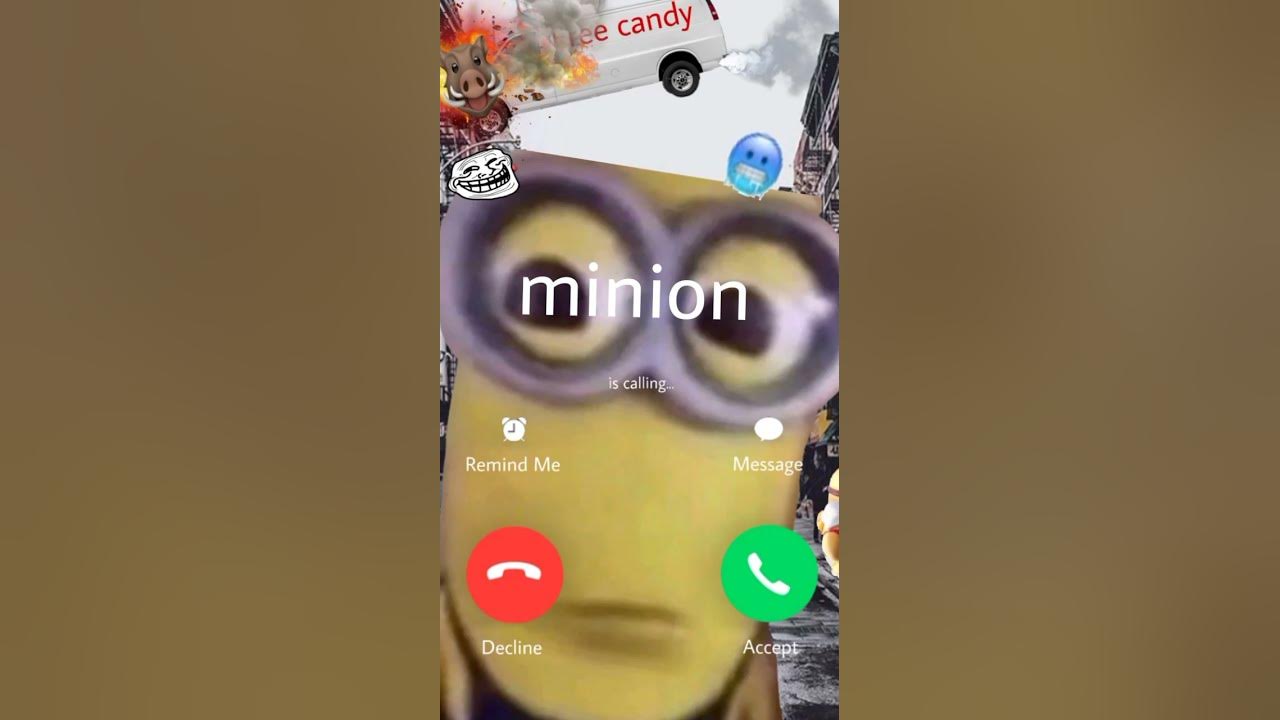 Minion is calling funny cool johnpork youtube