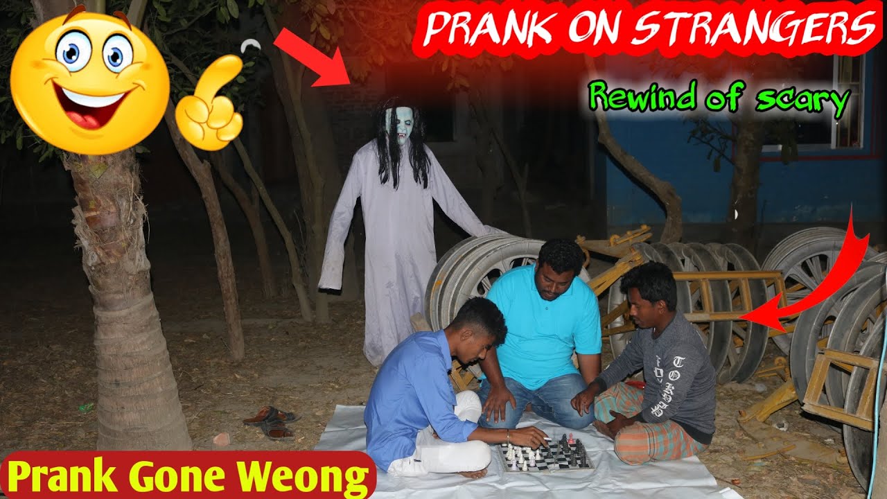 REWIND OF SCARY GHOST PRANK ON STRANGERS | PRANK GONE WRONG | "Ghost ...
