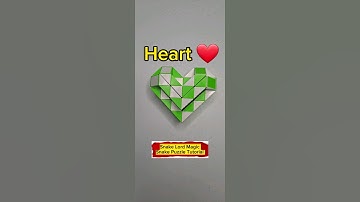 #Shorts - Heart ❤️-  60 pieces magic snake puzzle #rubiksnake #snakecube #toys