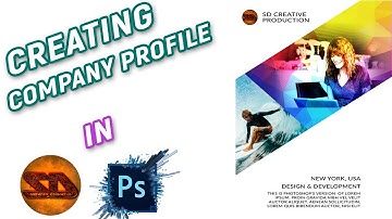 Company Profile Design In Photoshop CS6 - SD Creative Productions