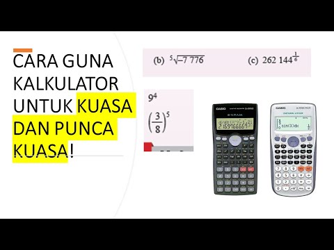 Cara guna kalkulator cari kuasa dan punca kuasa.. Casio 570ms dan casio 570es matematik spm pt3