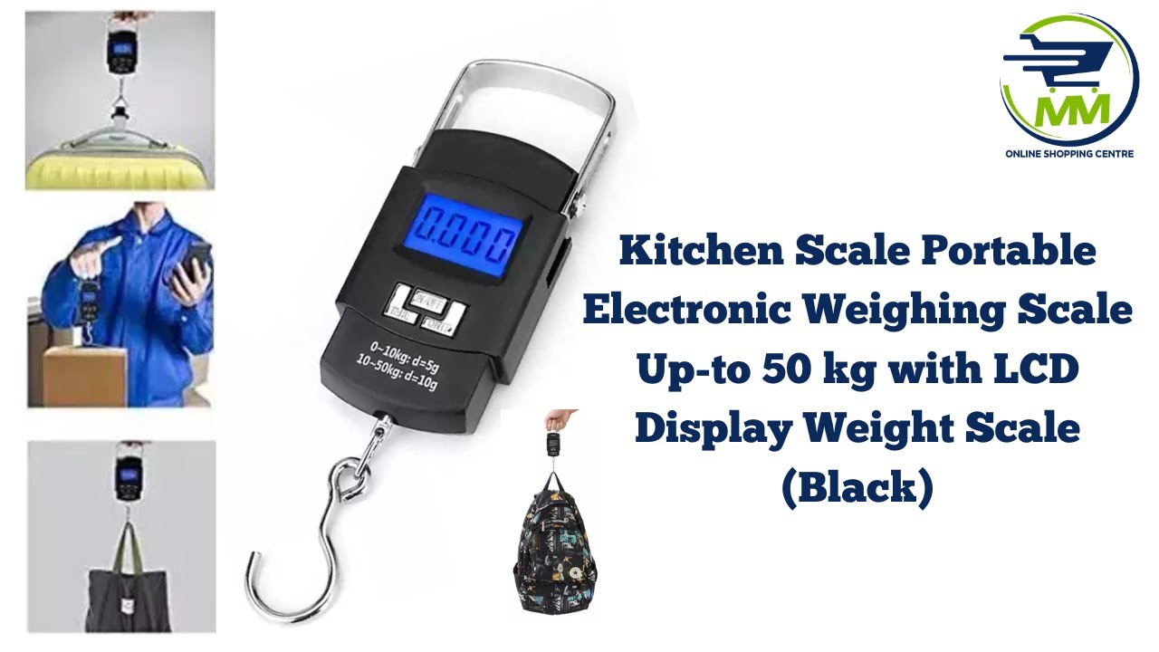 Portable Electronic Scale - Digital Weight Machine 50kg