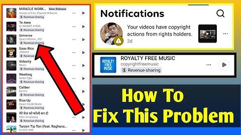 How to Fix- Your Monetized video is sharing ad revenue with music right owner || 