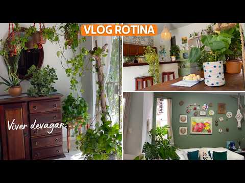 Vida simples e aconchegante em meio a natureza | Receita, planta, decoração em macramê | Cottagecore