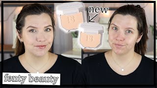 TESTING OUT THE NEW FENTY POWDER FOUNDATION.. EH? | 4K