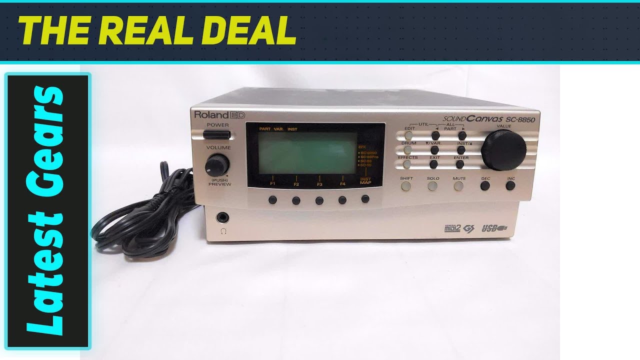 Roland SC-8850: A Sound Canvas Legend - YouTube