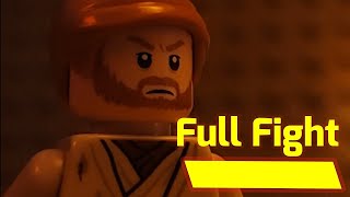 Lego Star Wars - Anakin Skywalker vs Obi-Wan Kenobi - Full fight (Stop motion)