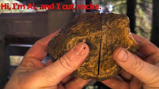 I cut a few gnarly river rocks and YOU ARE NOT READY FOR... ahhh who am I kidding? | ROCK CUTTING