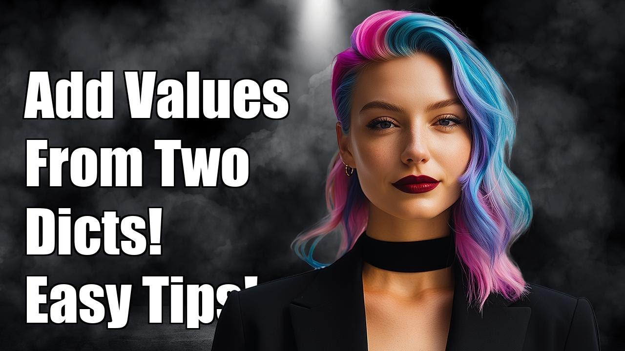 Add values from two dictionaries