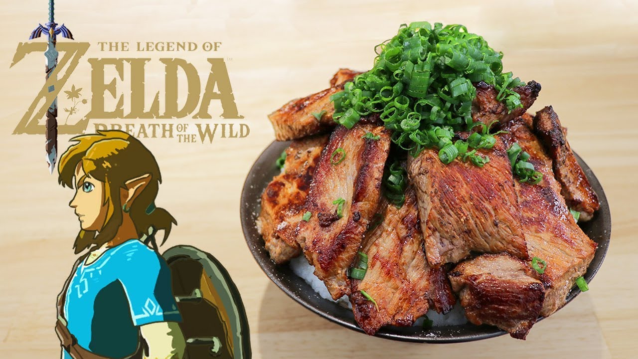 ゼルダの伝説-極上ケモノ肉丼 頂級獸肉丼【RICO】アニメ料理実写化EP -196
