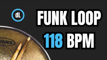 Funk Drum Groove Loop 118 BPM