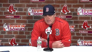 BAL@BOS: Farrell on the defensive issues in loss