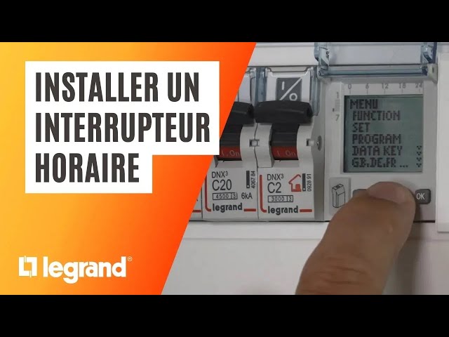 Interrupteur horaire programmable digital - Legrand