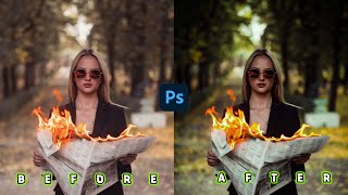 Simple Effect Color Grading Tone With Camera Raw | Photoshop Tutorial