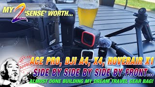 Building My Dream Travel Gear Bag.. INSTA360 ACE PRO, DJI A4, X4 & HOVERAIR X1!!!