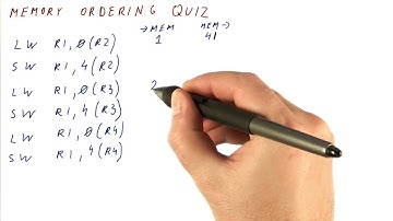 Memory Ordering Quiz - Georgia Tech - HPCA: Part 3