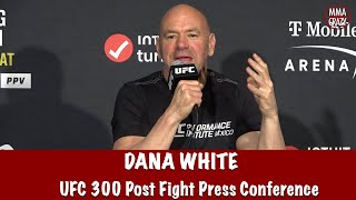 Dana White reacts to Max Holloway ‘movie sh*t’ KO & recaps UFC 300, Conor McGregor