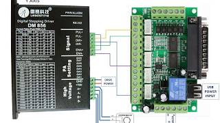 5 Axis Breakout Board Driver Wiring Example