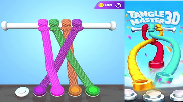 Tangle Master 3D / How to Untie All the Knots and Win / # 2 Levels 4 - 6