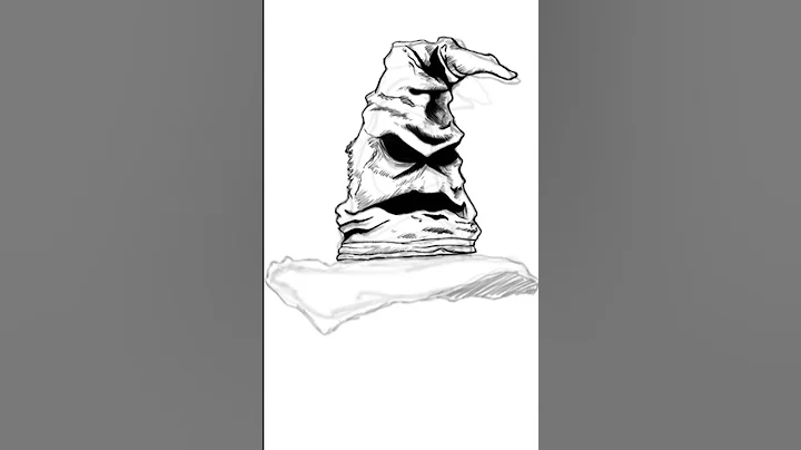How To Draw Sorting Hat From Harry Potter 😍😱😍 How to Draw - Step By Step - Time-lapse Just Practice