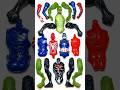 AVENGERS TOYS MARVEL'S, SPIDERMAN VS VENOM VS CAPTAIN AMERICA VS LIZARD. #avengers #shorts
