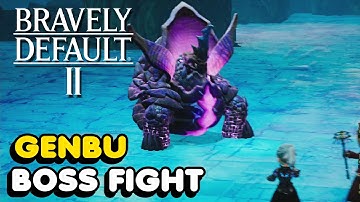 Bravely Default 2 - Genbu Boss Fight (Hard Difficulty)